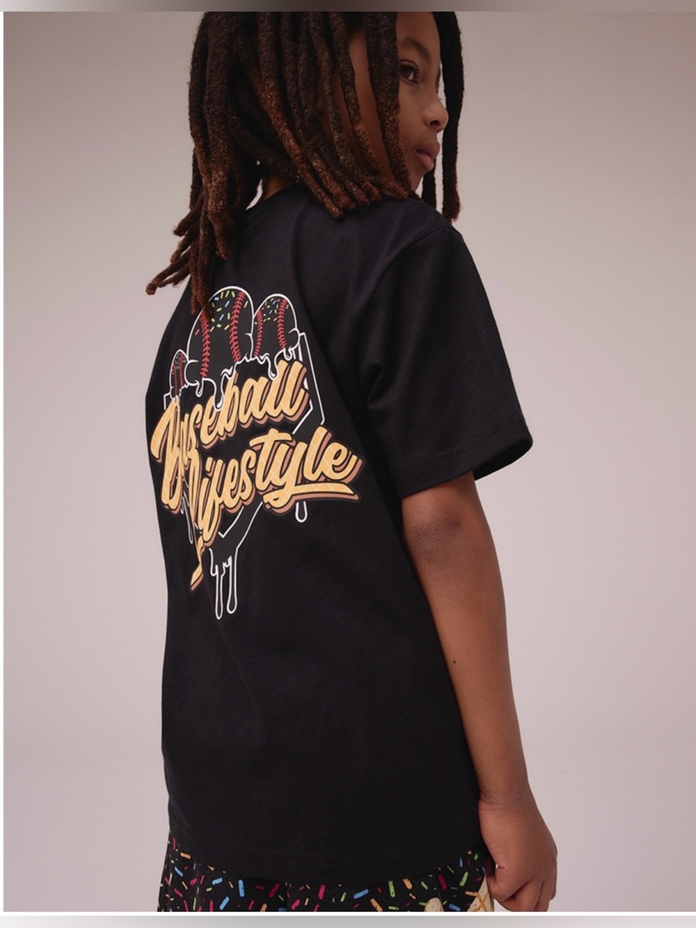 Baseball Lifestyle 101 Boys Ice Cream Short Sleeve Tee - YL
